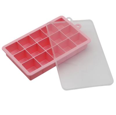 China Amazon Best Selling Easy Viable Mold Makers Reusable Square Release Silicone Molds For Ice Cream Tray for sale