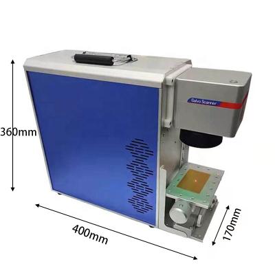 China VISION SYSTEM Desktop Jewelry Making Machine Gold Chain Making Machine Vertical Fiber Laser Marking Machine for sale