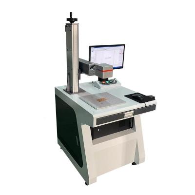 China Air Cooled Floortype Fiber Laser Marking Machine Engraving 20W 30W 50W Laser Marker Laser Printer for sale