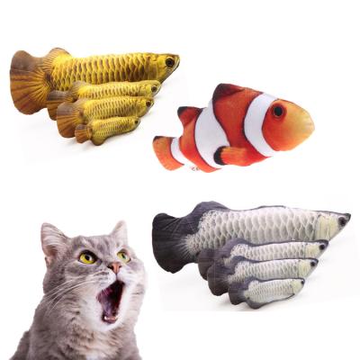 China Newest Indoor Realistic Funny Flipping Catfish Stocked Toy Interactive Floppy Fish Cat Toy For Cat Exercise from Divtop. for sale