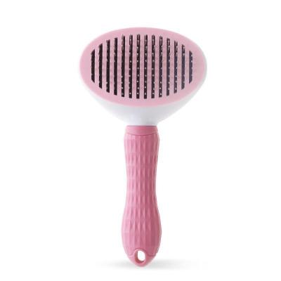 China Logo Grooming Cat Brush Self Viable Dog Cleaning Brush for sale