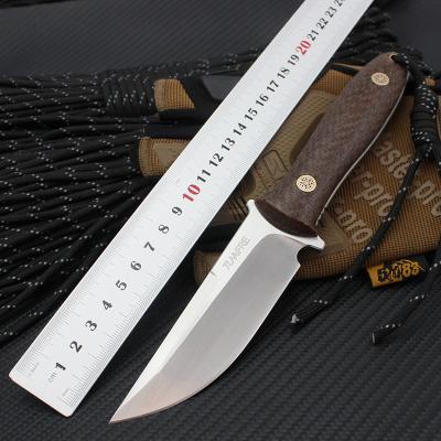 China OEM Wholesale Non-variable High Hardness Wilderness Outdoor Survival Knife With 60-61HRC Hardness Outdoor Knife For Combat Knife for sale