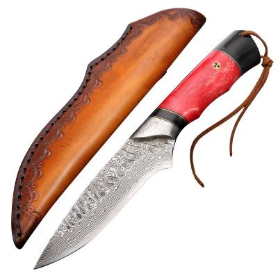 China Wholesale Non-variable Damascus Knife and Damascus Knives for Knife Hunting for sale