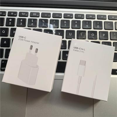 China Mobile Phone PD 20W USB-C Charger Adapter For iPhone 13 12 Pro Max Fast Charger EU USA Plug 20w USB-c Wall Charger for sale