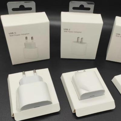 China High Quality Fast Mobile Phone Charger Type C 18W 20W US EU Wall Charger Plug Palladium USB-C Power Adapter For iPhone 12 pro 11 Max for sale