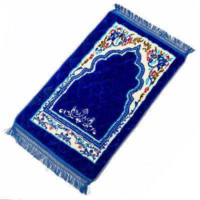 China Soil Resistant Islam Travel Anti-water Folding Muslim Prayer Mat With Portable Arabic Sejadah Cover Carpet for sale