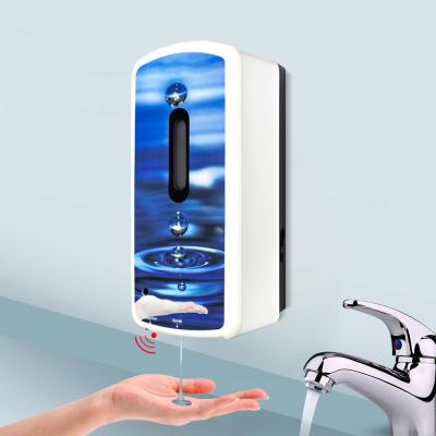 China Foam Soap Dispenser IMD Customized 1000ml Wall Mounted Automatic Hand Sanitizer Dispenser , Infrared Sensor Non Touch Hand Sanitizer Dispenser for sale