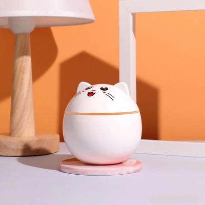 China Cool Mist Aromatherapy Humidifier Mini Humidifier Cute Lucky Cat 300ml Purifier Humidifier For Hotel USB Bedroom Air Humidifier for sale