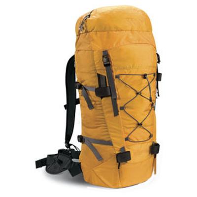 China NATIONAL Custom Yellow Large Capacity Camping Outdoor Bags Sport Waterproof Mountaineering Backpack for sale