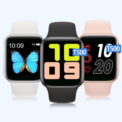 China T500 Touch Screen Smartwatch Fitness Tracker T500 Healthy Smart Watch 2021 Relogio Smart Reloj for sale