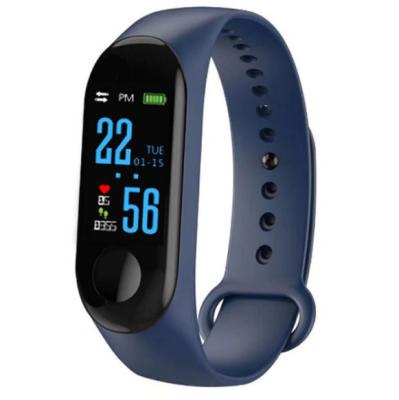 China OEM m3 wristband fitness plastic waterproof smart watch wristband silicone and health smart bracelet for sale