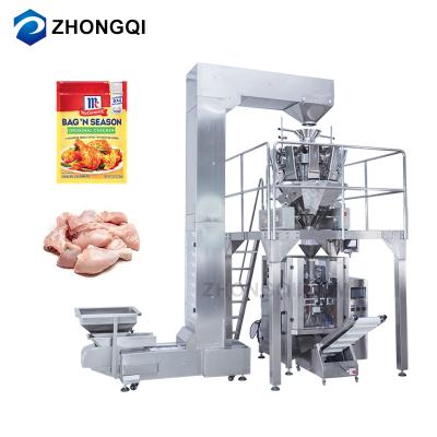 China Frozen Meat Ball Pork Chicken Food Packaging Chemical Multifunctional Automatic Weighing Machine For 500g 1kg 2kg for sale