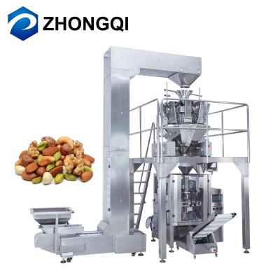 China Food Packaging 16oz Chemical Automatic Stretch Film Sugar Nuts Granule Volumetric Vertical Packaging Machine for sale