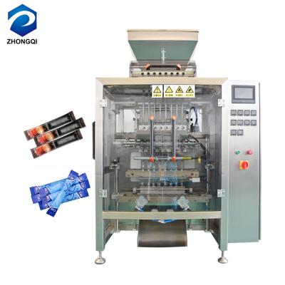 China Automatic Lane 6 Lane 8 Lane Multi Lane Food Granule 4 Lane Sachet Packaging Machine for sale