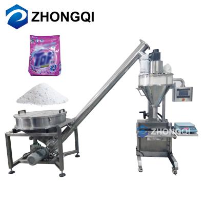 China Beverage Powder Mortar Packaging Machine Semi-automatic Dry Detergent Powder Pouch Filling Machine for sale