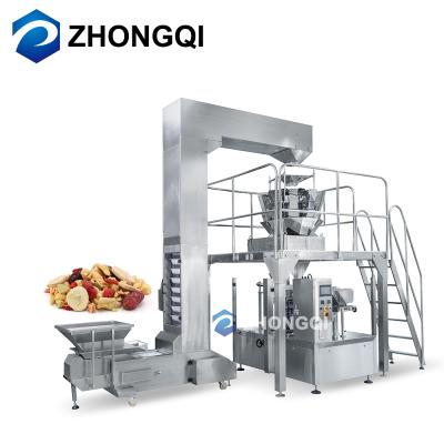 China High Speed ​​Automatic Food Zipper Bag Doypack Package Premade Pouch Pouch Packing Machine For Dried Fruits for sale