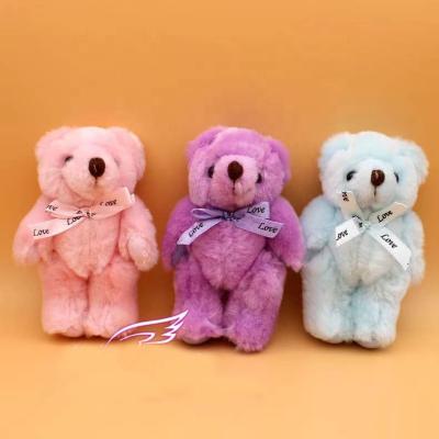 China Wedding Gift Box Decoration Manufacturers Mini New Arrival Teddy Bear Plush Toy New Arrival Colors Doll Cartoon Wedding Bouquet Gift Box Decoration for sale