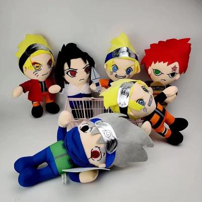 China New 25CM Narutos Plush Toys Uzumaki Narutos Plush Toy Hatake Kakashi Uchiha Sasuke Garra Plush Stuffed Toy for sale