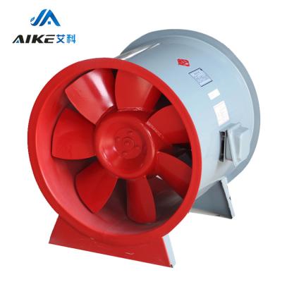 China Custom Exhaust Ventilation Manufacturers HTF High Temperature Fire Smoke Exhaust Axial Flow Ventilation Fan for sale