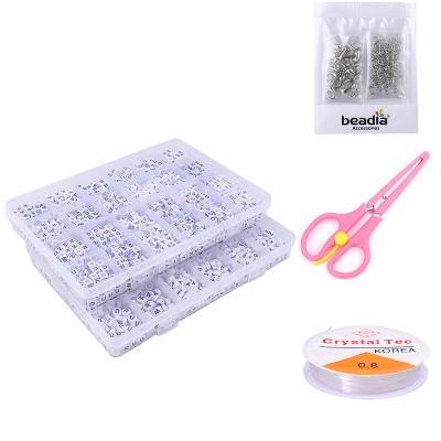 China DIY Jewelry Accessory 26 Letter Beads Beads Set Beads Box For Diy Bracelet Jewelry Making Accessories Set Wholesale for sale