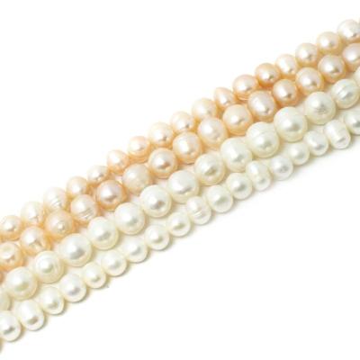 China DIY Jewelry Accessories High Quality Natural 35.5CM Freshwater Pearl Beads Punch Loose Beads For Elegant DIY Women Necklace Bracelet Jewelry Making for sale