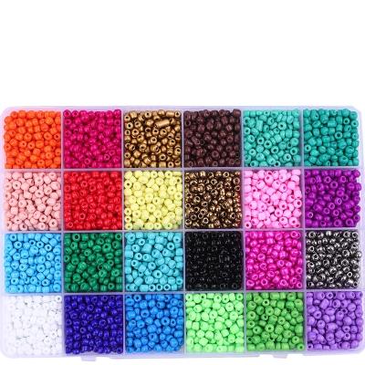 China Fashionable Box Set 2/3/4mm Seed Glass Beads Charm Crystal Spacer Glass Beads For Jewelry Making Rings DIY Handmade Accessories Bead Kit for sale