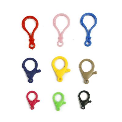 China Jewelry Making Mixed Plastic Lobster Snap Clasp Hooks DIY Jewelry Making Findings For Toys Bags Key Chain Accessories for sale