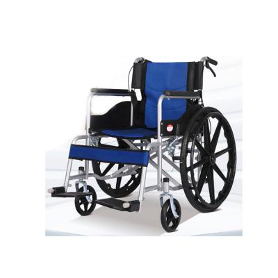 China oxford + mesh elder person portable manual wheelchair best price manufacture china quality breathable lightweight wheelchair for sale