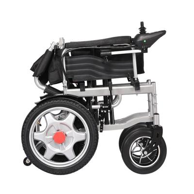 China Hot Selling Comfortable Aluminum Lightweight Wheelchair Power Folding Remote Control Electric Wheelchair for sale