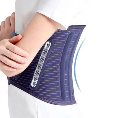 China Strong Elasticity Trimmer And Back Waist Support Lumbar Belt And Softness Lumbar Support Belt Fitness Belly Wrap Gym Medical Breathable Trainer for sale