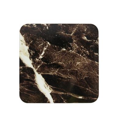 China Sustainable DIY Customized Hardboard Sublimation Coaster Blank Coaster for sale