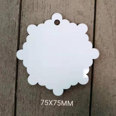 China Viable Sublimation Blank MDF Ornament For DIY for sale