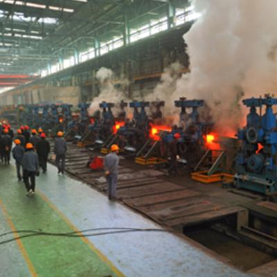 China Easy Operate Seamless Steel Pipe Hot Rolling Mill , Piercing Machine , Oblique Rolling Mill for sale