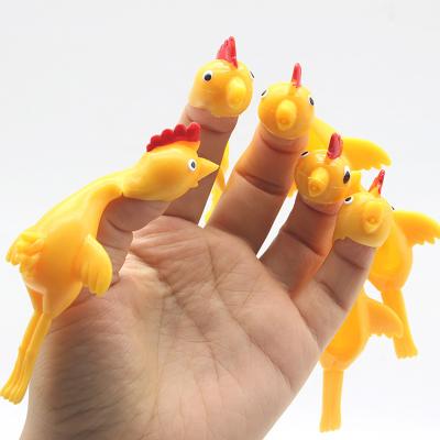 China Toy Hot Sale The Same Funny Style Chick Fun Tricky Slingshot Squeeze Stress Reliever Chick Artifact Pops Up Sensory Bubble Busy Person Toy for sale