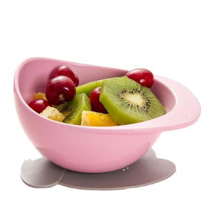 China BPA Free Suction Food Grade Viable Baby Bow Food Silicone Feeding Bowl Children Eco Friendly Tableware for sale