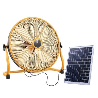 China Car 12 Inch 3 Blade Car With Floor Fan Outdoor Movable Solar Fan Electric Electric Solar Big Wind Fan for sale