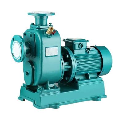 China High efficiency 380VBZ industrial direct-coupled centrifugal self-priming pump non-clogging self-priming sewage pump for sale