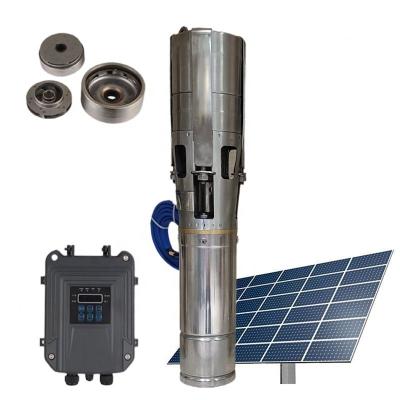 China Agriculture / Home 6 Inch Large Flow Water Pump 1500W2HP Solar Agricultural Irrigation Pump Submersible Deep Well Pump for sale