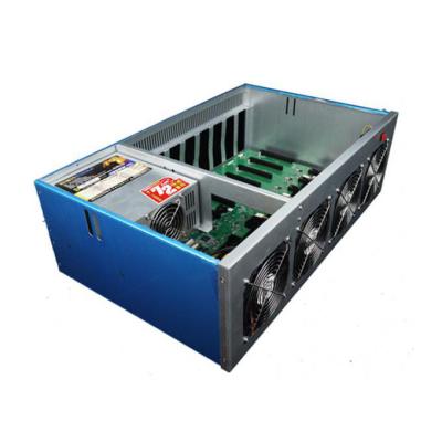 China Ethereum ETH 8pcs GPU Miner Rig Machine With 4GB DDR3 Notebook for sale