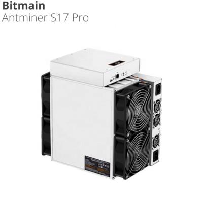 China BTC Asic Bitmain Antminer S17 S17Pro Bitcoin mining miner machine 53th - 76th 2100W-3300W for sale