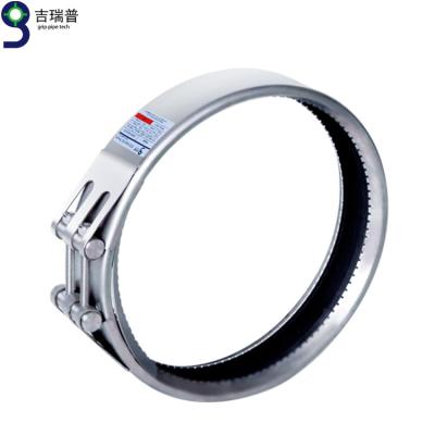 China With Band Insert Option Stainless Steel Narrow Width EPDM Quick Release Pipe Clamps for sale