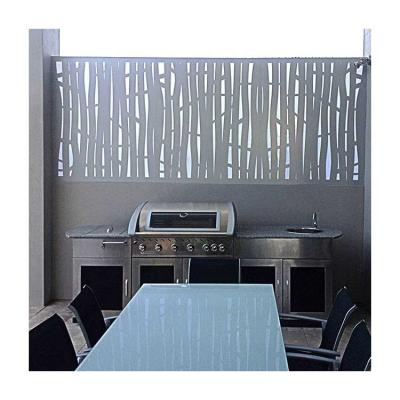 China Easily Assembled Laser Cut Decorative Metal Panel Screens Outdoor Metal Privacy Screens Sheet Metal Panels For Fences for sale