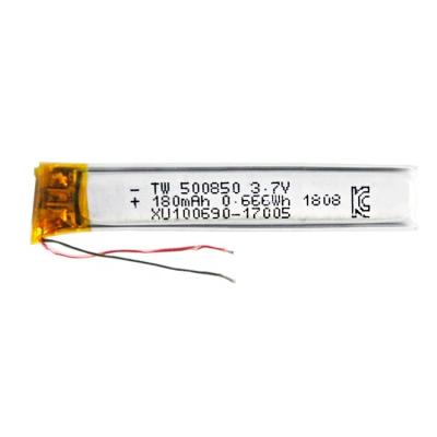 China Lithium Ion Battery - 500850 Handing Battery 180mAh (kc certified) for sale