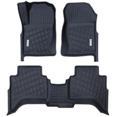 China Simple Color No Pattern Digital Car Logo Full Washable Floor Liners Custom Car Floor Mats For All Car Models for sale