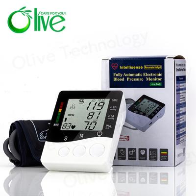 China Medical digital auto power off arm blood pressure monitor for sale