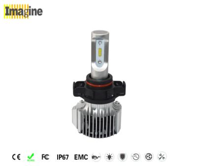 China Single Beam CSP Led Headlamp Bulbs PSX24W 4000LM, plug and play led headlight bulbs Aluminum Alloy Material for sale