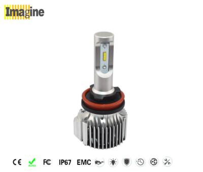 China Automotive led headlight bulbs, Safety Automotive LED Headlight Bulbs 6000k 4000lm , H8 Led Headlamp Conversion Kit for sale