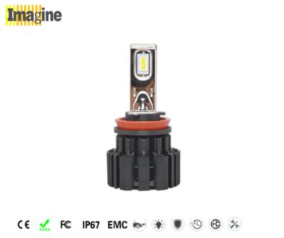 China led headlight conversion kit, All In One H8 LED Headlight Bulbs 50w 6600lm 6000k No Need To Unlock Button for sale