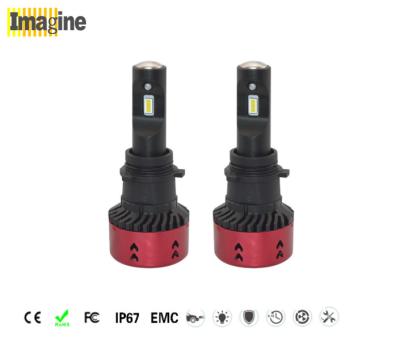 China 35w 5000K LED Replacement Headlight Bulbs Adjustable Base And Beam Angle for sale