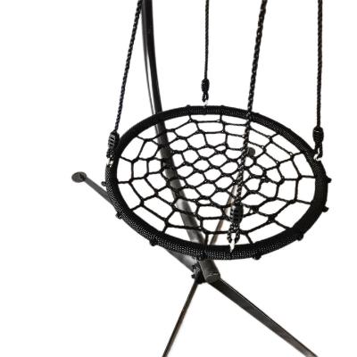 China Modern Web Swing Black Cobweb Saucer Swing Web Swing Good Quality for Children's Activities for sale